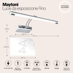 Подсветка для картин Maytoni MIR003WL-L12CH
