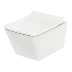 Унитаз подвесной TOTO серии SP 394x530x339 безободковый, белый (CW532Y)