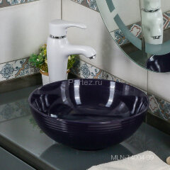 Накладная раковина melana mln-t4004-b9 (фиолет)