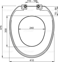 Сиденье для унитаза Alcaplast Basic, белый (A3553)