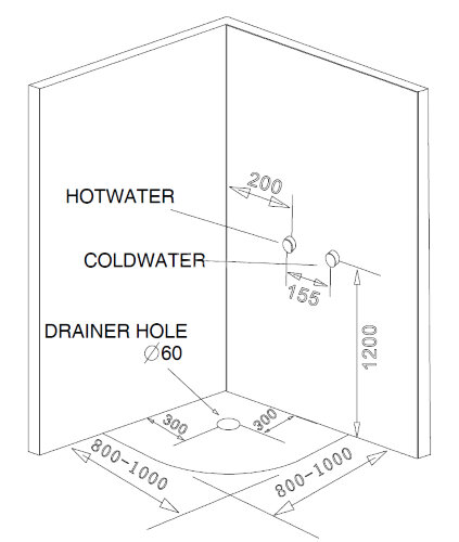 Душевая кабина Loranto CS-6610 F, 100х100х215, поддон 40 см