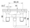 Смеситель для ванны Lemark Merkado LM2302C
