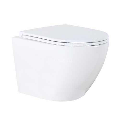 Сет AZARIO: инсталляция с панелью смыва, унитаз Grado N с сиденьем микролифт, белая клавиша смыва (A