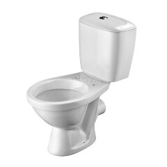 Унитаз-компакт Santek Паллада сиденье дюропласт, сливная арматура в комплекте (1.WH30.2.376)