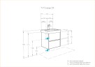 Тумба под раковину AQUATON Сканди 55 подвесная, дуб верона (1A251701SDB20)