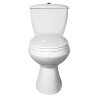 Унитаз-компакт Элисса Стандарт боковой подвод, с сиденьем, белый (43301130302)