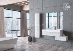 Шкафчик AQUATON Сакура подвесной, левосторонний, светлое дерево (1A220803SKW8L)