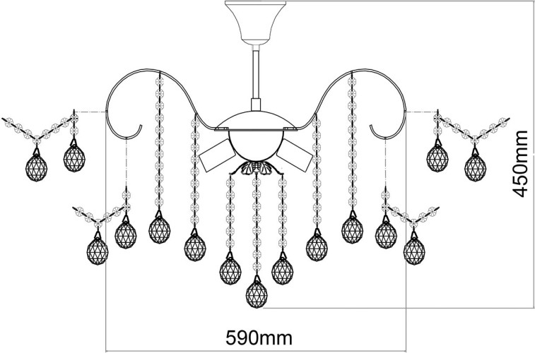 Потолочная люстра MW-Light 232016708