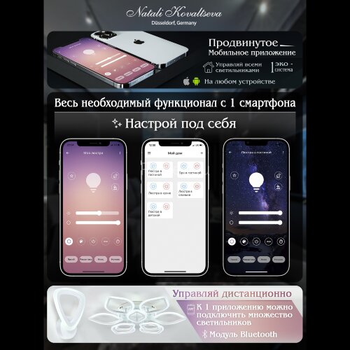 Потолочная люстра Natali Kovaltseva LED LAMPS 81118