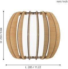Настенно-потолочный светильник Eglo 95602