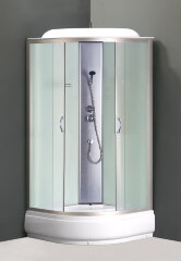 Душевая кабина LORANTO CS-6680-25 F 80х80х215 матовое стекло 4мм, поддон 25 см