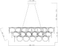 Подвесная люстра Divinare 7566/01 SP-13