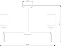 Потолочная люстра Eurosvet 60132/8 хром