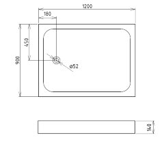 Душевой поддон Gemy ST12