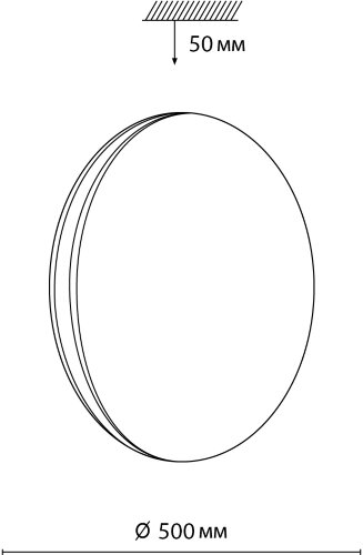 Настенно-потолочный светильник Sonex 7625/EL