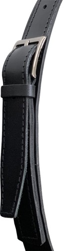 Зеркало AZARIO Капитан D610 c подсветкой и диммером, бесконтактный сенсор, черная кожа (LED-00002476