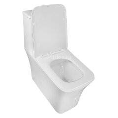 Унитаз-моноблок AZARIO GRESSA 705х370х760 напольный, безободковый, в комплекте с сиденьем дюропласт 