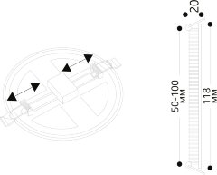 Потолочный светильник Arte Lamp A7973PL-1WH