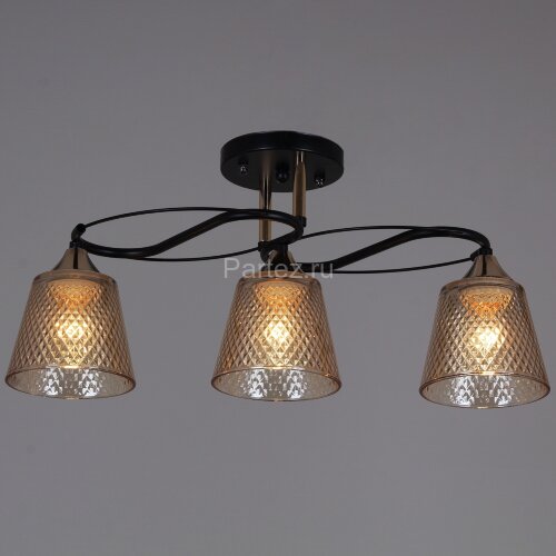 Потолочная люстра Reluce 06087-0.3-03 BK+FG