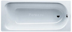 Ванна стальная Kaldewei Eurowa, Mod.312, размер 1700х700х390 мм, цвет alpine white, без ножек