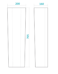 Пьедестал для раковины Santek "БСК" белый (1.WH11.0.591)