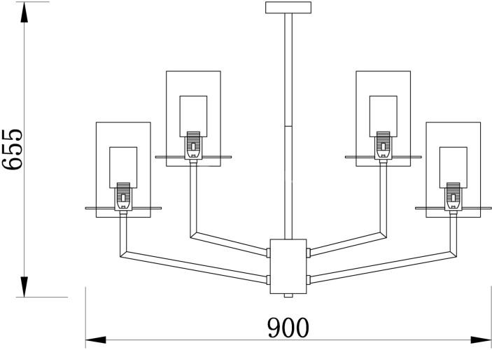 Потолочная люстра Freya FR5206PL-09FG