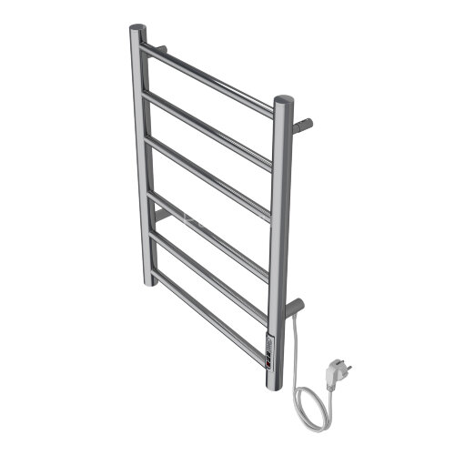 Полотенцесушитель электрический AZARIO PARMA 400/600 6 секций, диммер справа, хром (AZ10846)