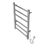 Полотенцесушитель электрический AZARIO PARMA 400/600 6 секций, диммер справа, хром (AZ10846)