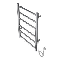 Полотенцесушитель электрический AZARIO PARMA 400/600 6 секций, диммер справа, хром (AZ10846)