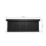 Конвектор внутрипольный Royal Thermo ATRIUM-150/400/2200-DG-U-BL