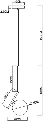 Подвесной светильник Arte Lamp A1924SP-1AB