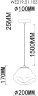 Подвесной светильник Wertmark WE219.01.103