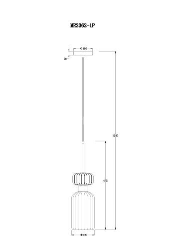 Подвесной светильник MyFar MR2362-1P