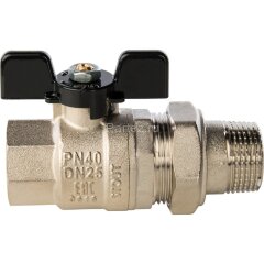 Кран шаровой полнопроходной с американкой 1&quot; Stout