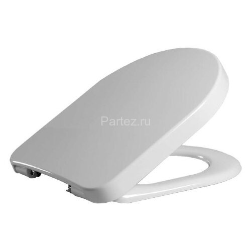 Крышка-сиденье для унитаза Haro ТАОРО быстросъемное стальное крепление микролифт с эксцентриком, бел