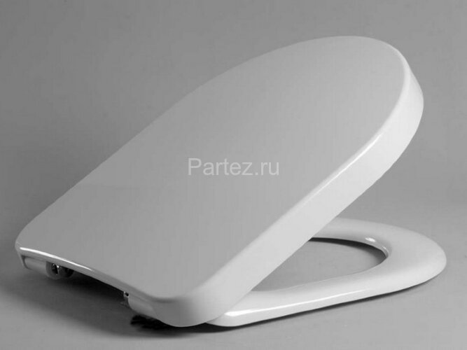 Крышка-сиденье для унитаза Haro ТАОРО быстросъемное стальное крепление микролифт с эксцентриком, бел