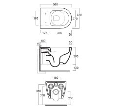 Сиденье с крышкой SIMAS TREVI с микролифтом быстросъемное цвет белый петли хром (TR004bi/cr)