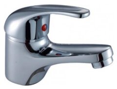 Смеситель одноручный (40мм) для умывальника, монолитный, хром