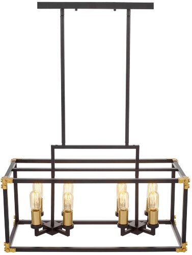 Подвесная люстра Lumina Deco LDP 1140-8 BK+MD