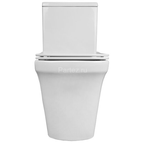 Унитаз-компакт Azario Candy 370х620х780 напольный, безободковый, в комплекте с бачком и сиденьем мик