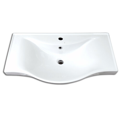 Раковина накладная Lapino BASIC 80 (80X45X17,5), белая