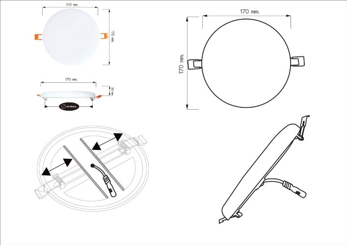 Потолочный светильник Arte Lamp A7983PL-1WH