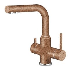Смеситель для кухни с фильтром Lemark Comfort LM3061 granit