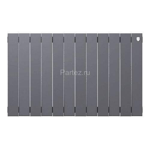Биметаллический радиатор Royal Thermo PianoForte  500/100-12 (Silver Satin)