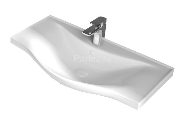 Раковина накладная Lapino BASIC 90 (90X45X17,5), белая