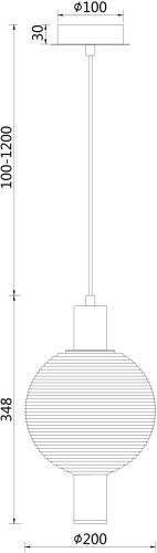 Подвесной светильник Maytoni P060PL-01N