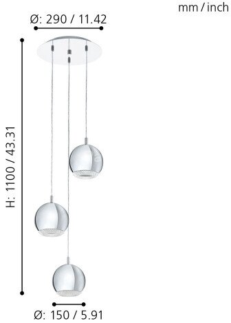 Подвесной светильник Eglo 95913