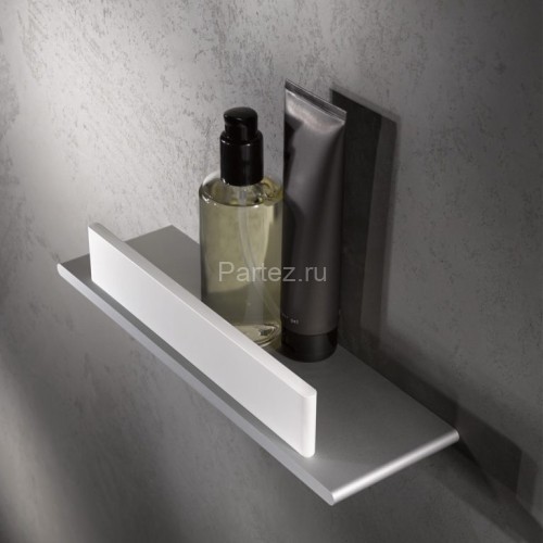 Полочка для душа Keuco Edition 400 со встроенным стеклоочистителем, хром (11559170000)