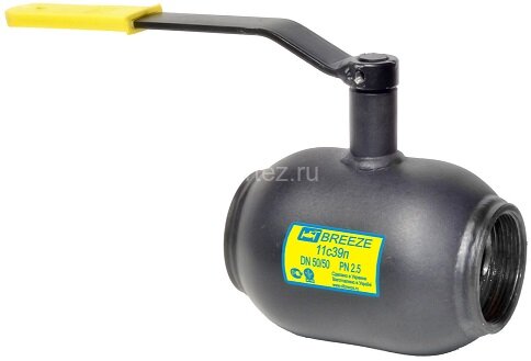 Кран шаровой стальной 11с39п Dу 80 Pу25 м-м