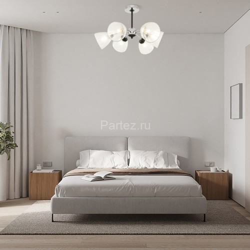 Потолочная люстра Arte Milano 329007/3+3 CR.BK